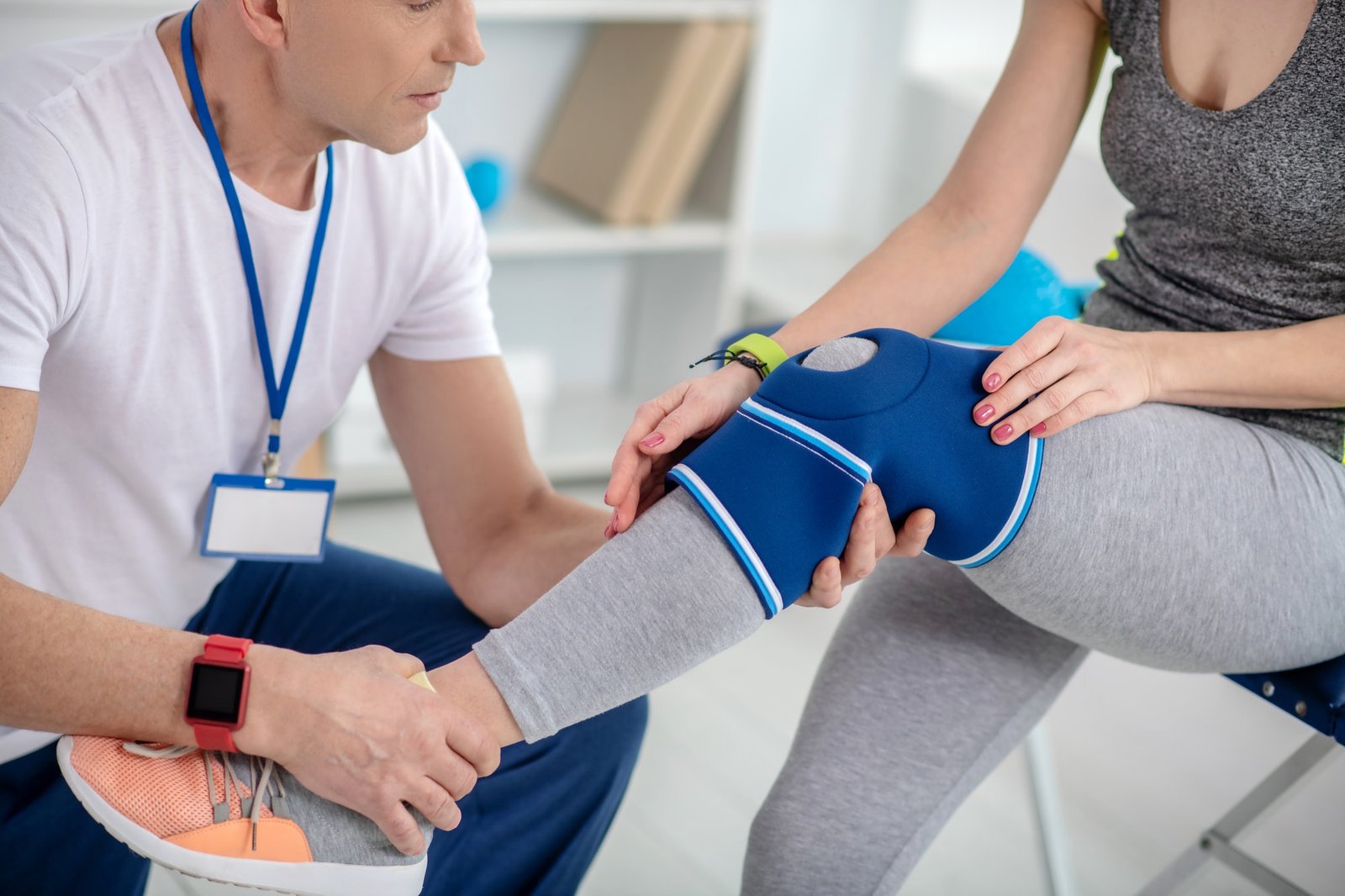 Tratamiento terapéutico en rodilla con técnicas manuales de osteopatía